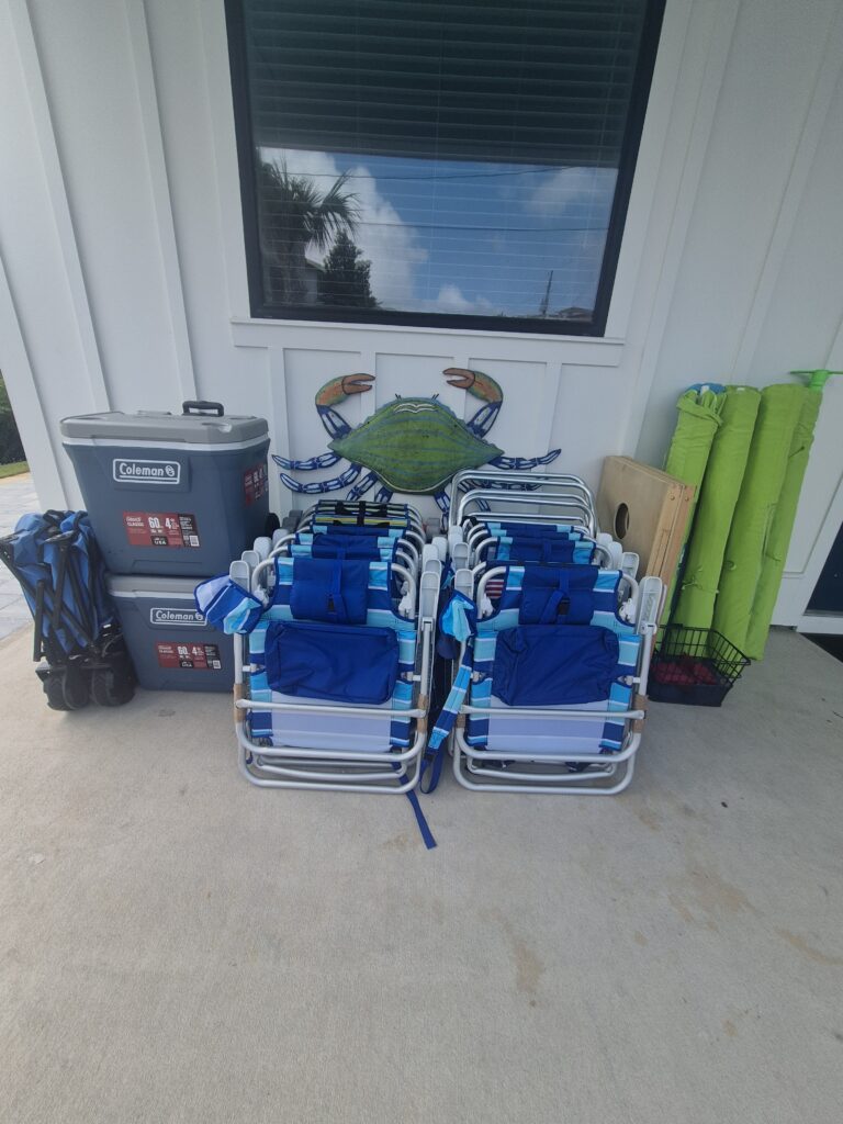 Beach gear rentals for Miramar beach Destin and 30A